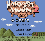 Harvest Moon 2 GBC (Germany) (SGB Enhanced) (GB Compatible)